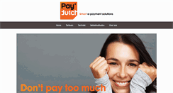 Desktop Screenshot of paydutch.com